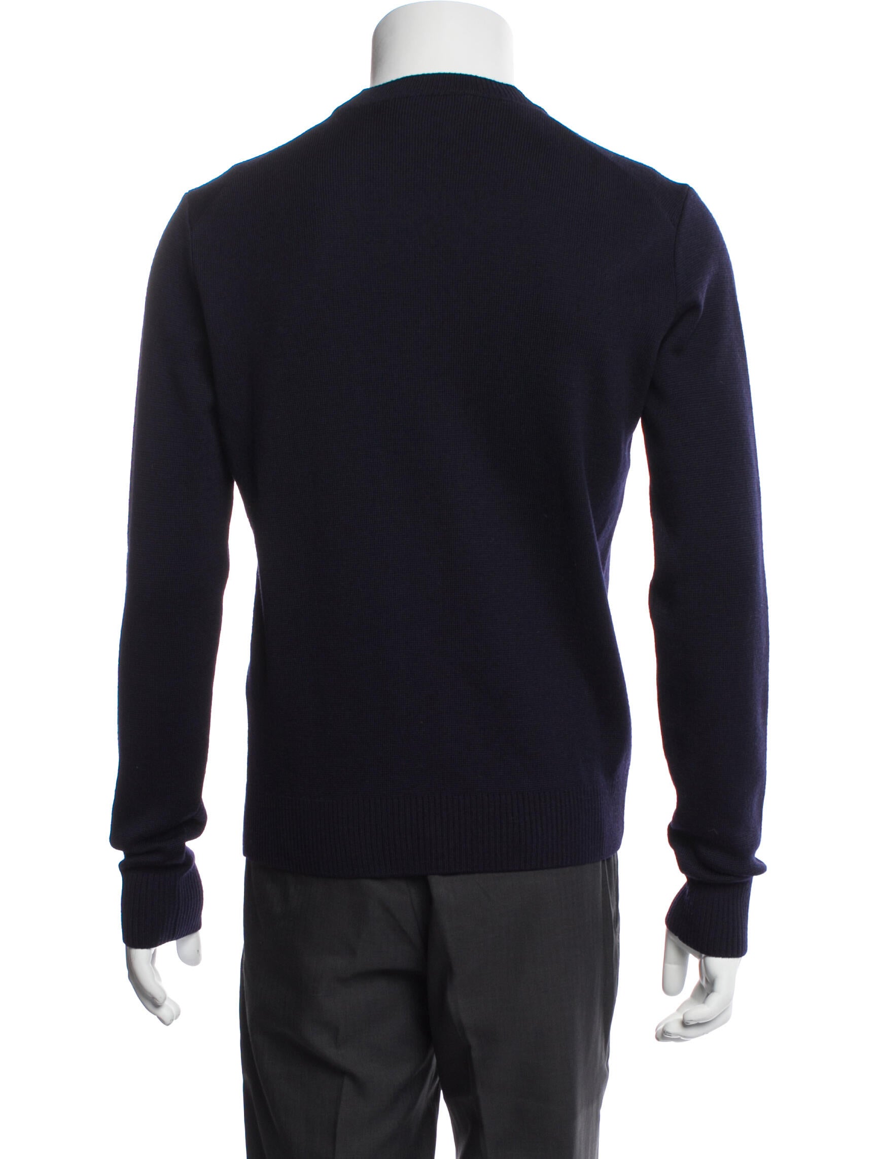 AMI Graphic Print Crew Neck Pullover