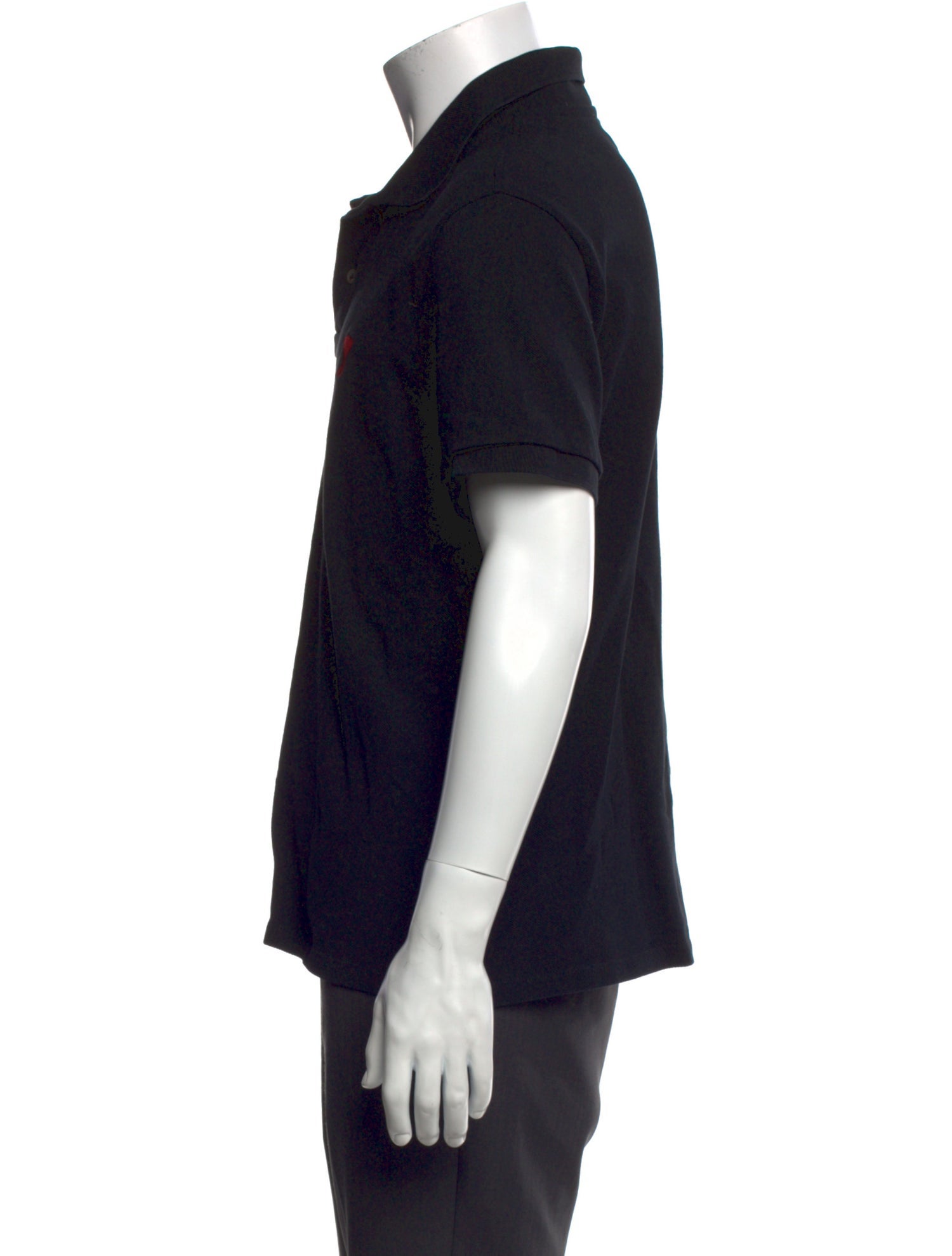 AMI Collar Short Sleeve Polo Shirt