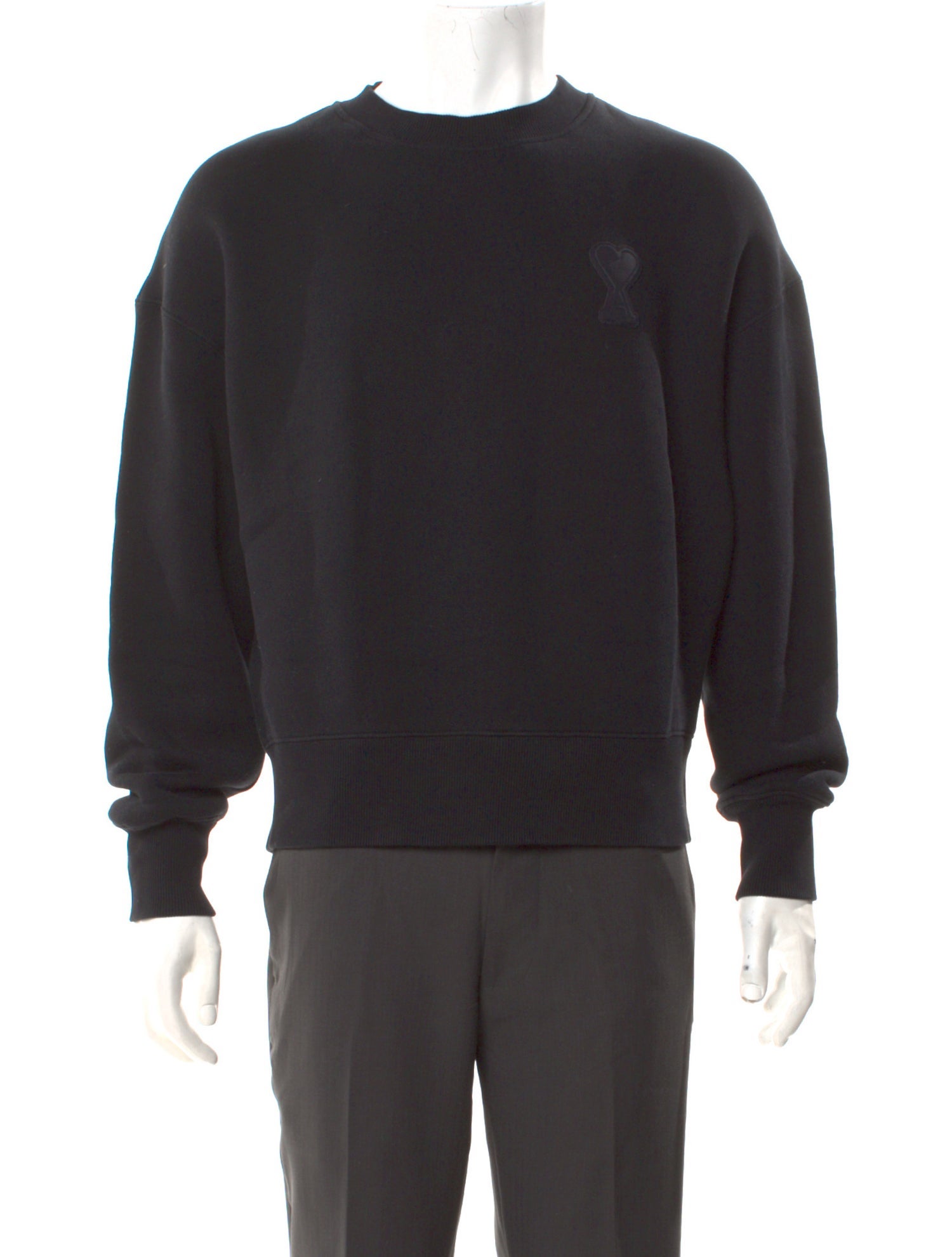 AMI Crew Neck Long Sleeve Sweatshirt