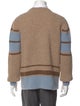 AMI Wool Colorblock Pattern Pullover