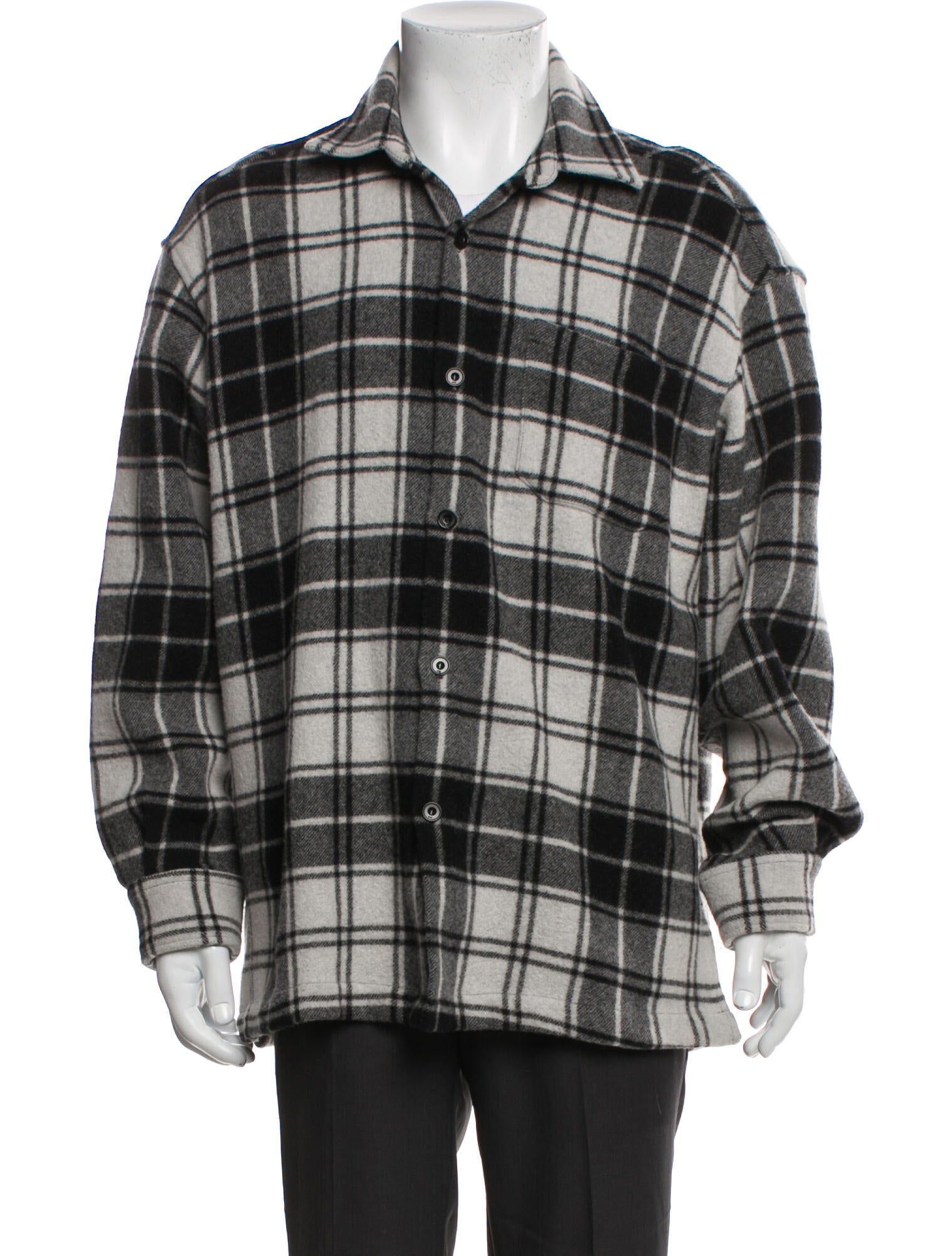 AMI Plaid Print Jacket