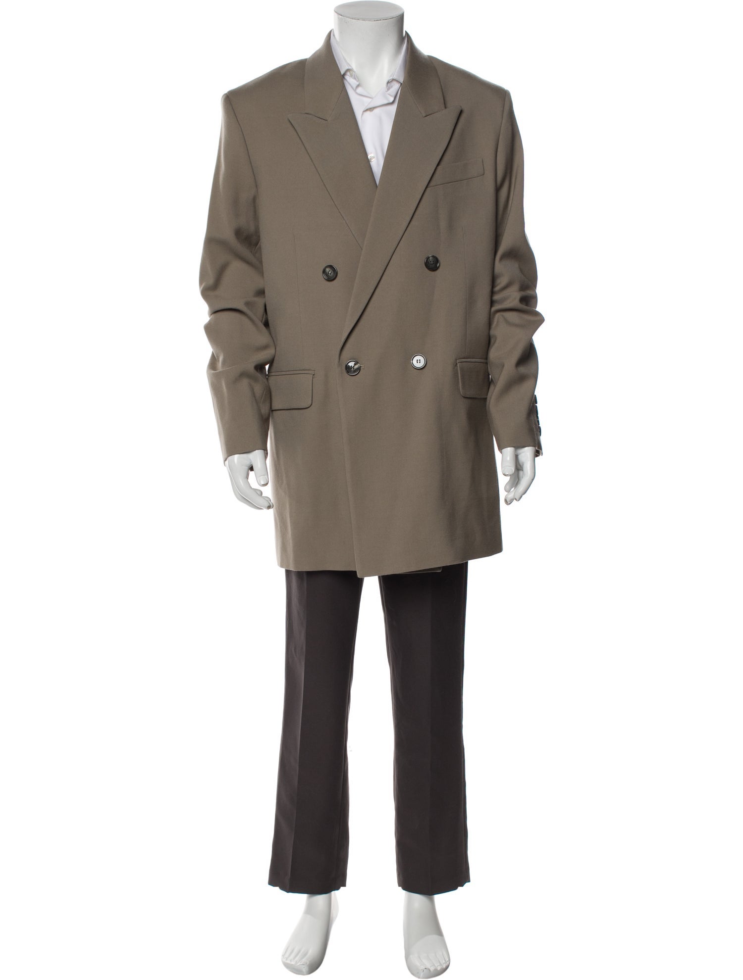 AMI Virgin Wool Trench Coat w/ Tags