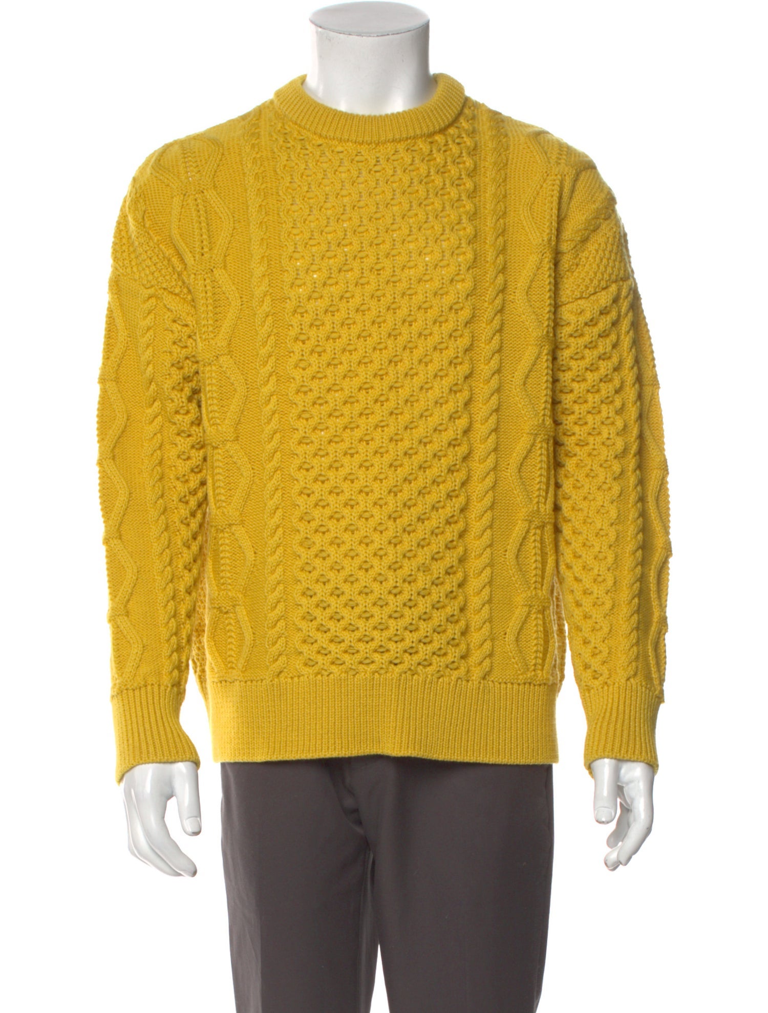 AMI Merino Wool Crew Neck Pullover
