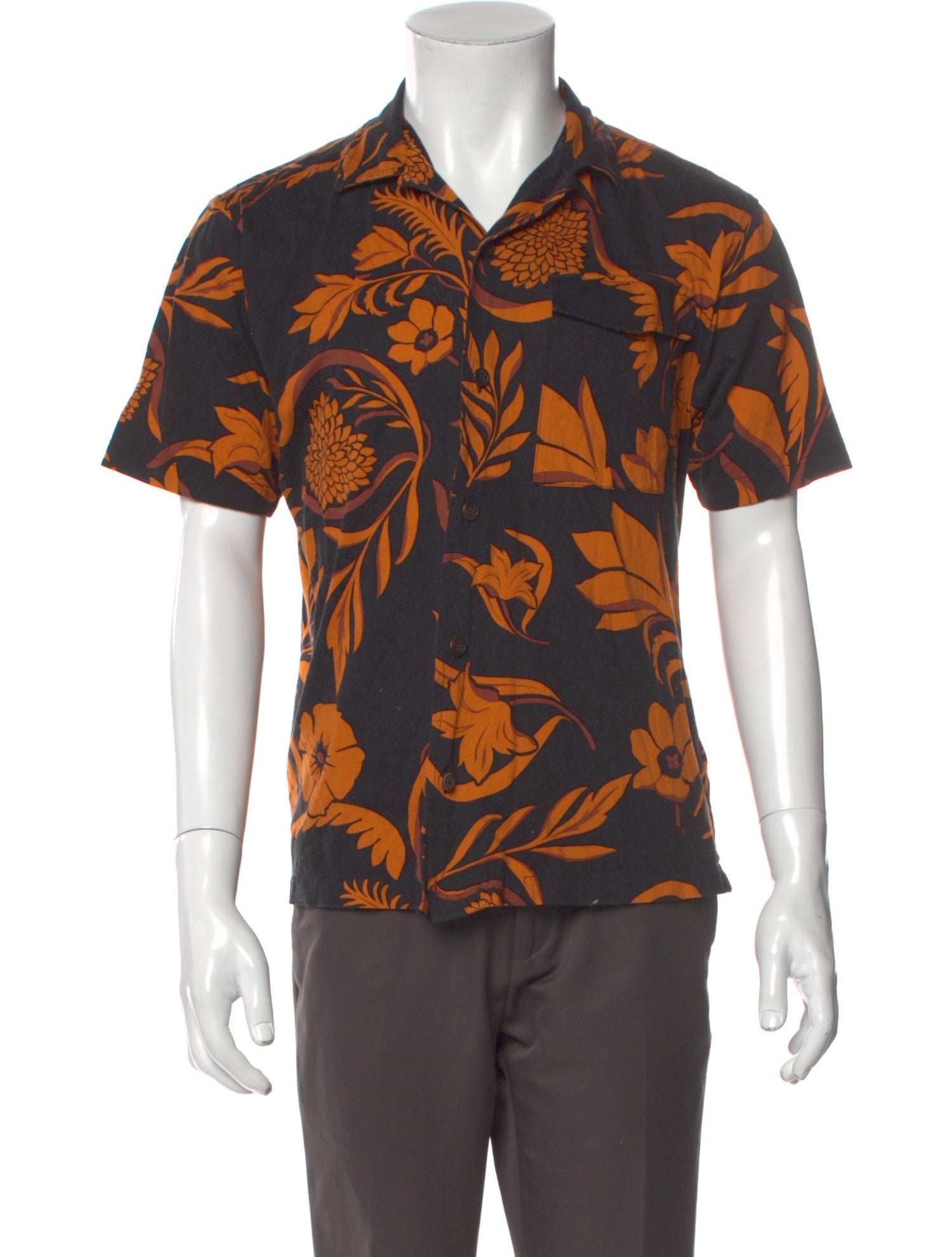 AMI Printed Short Sleeve Shirt