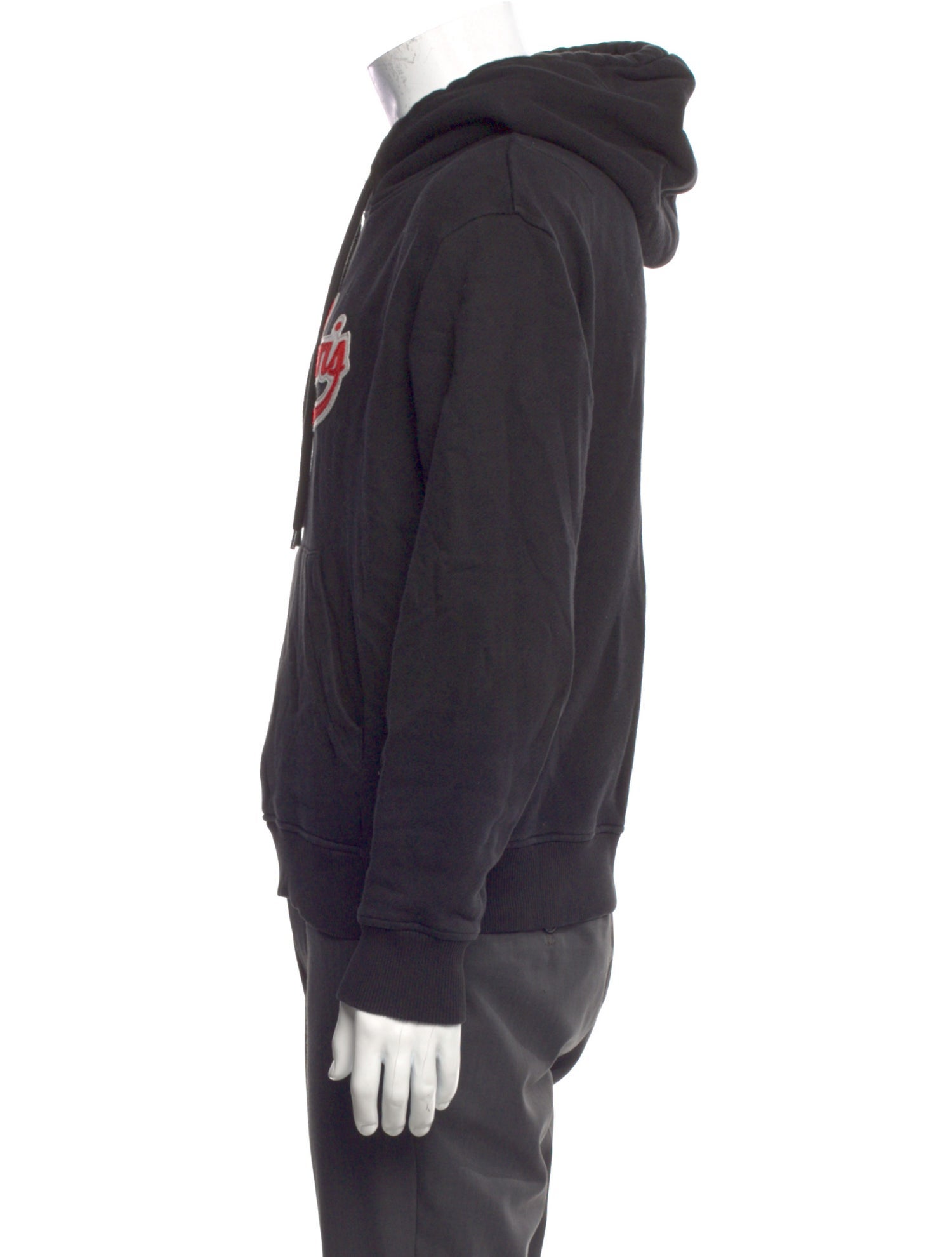 AMI Graphic Print Crew Neck Hoodie