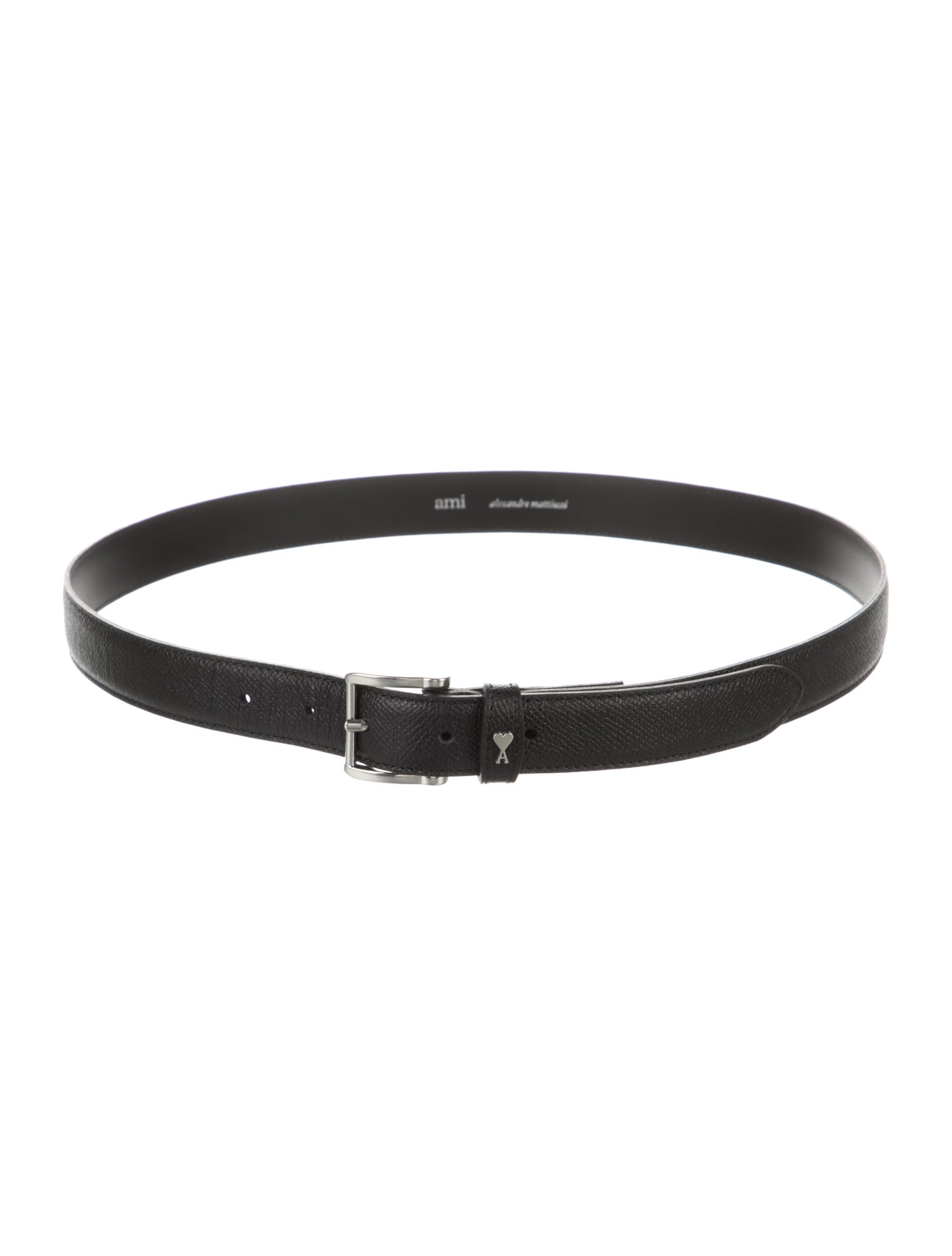 AMI Skinny Leather Belt w/ Tags