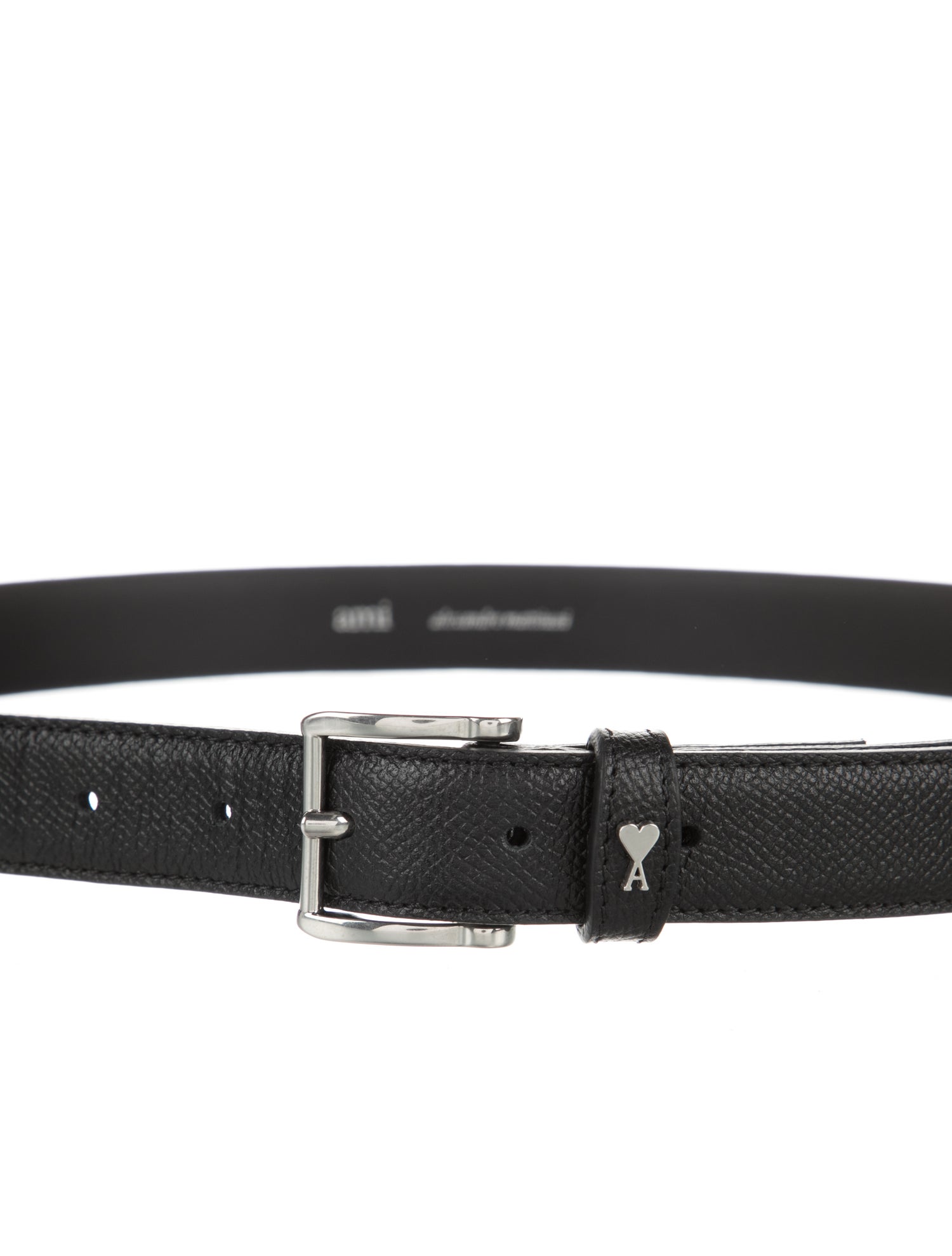 AMI Skinny Leather Belt w/ Tags