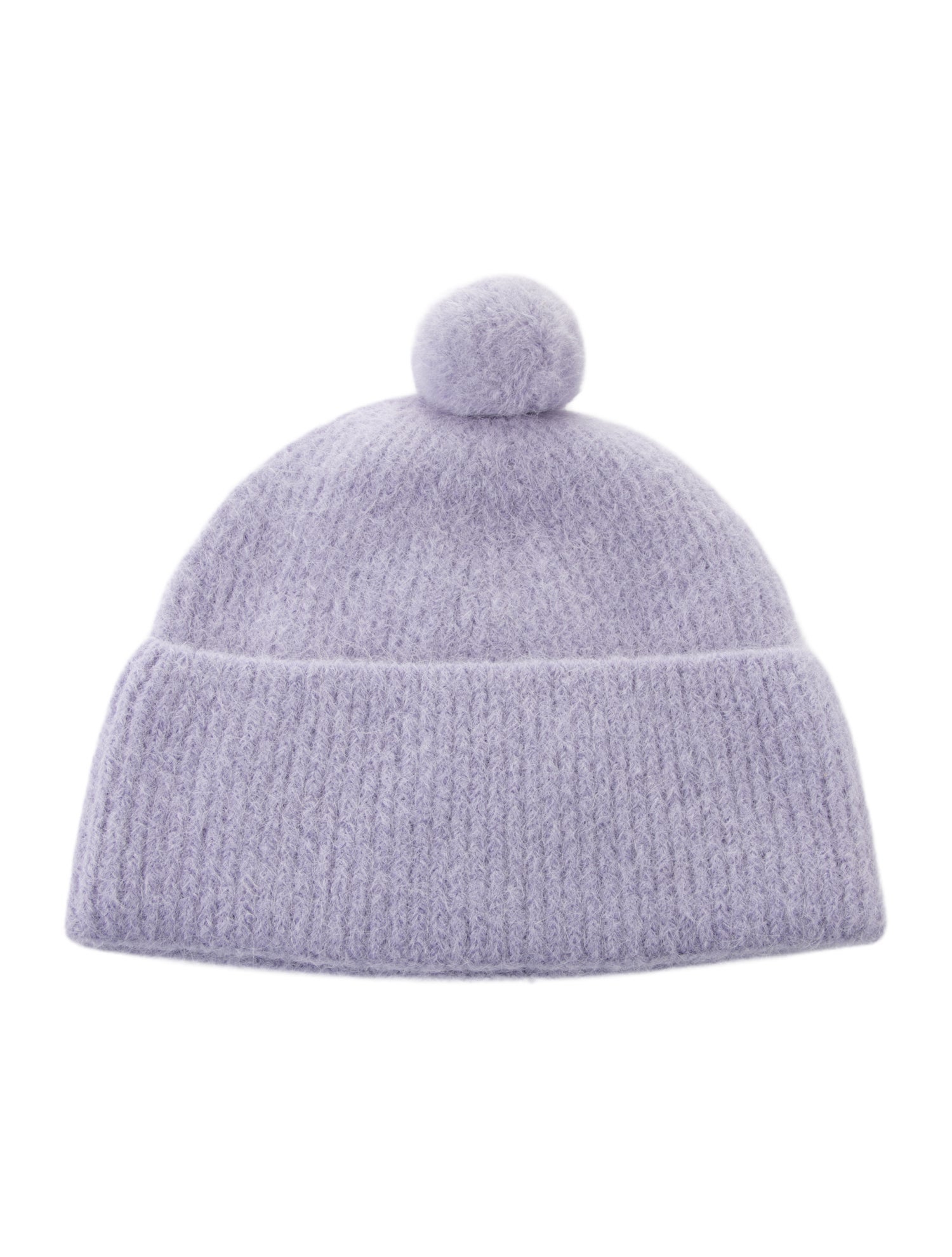 AMI Rib Knit Embroidered Beanie w/Tags