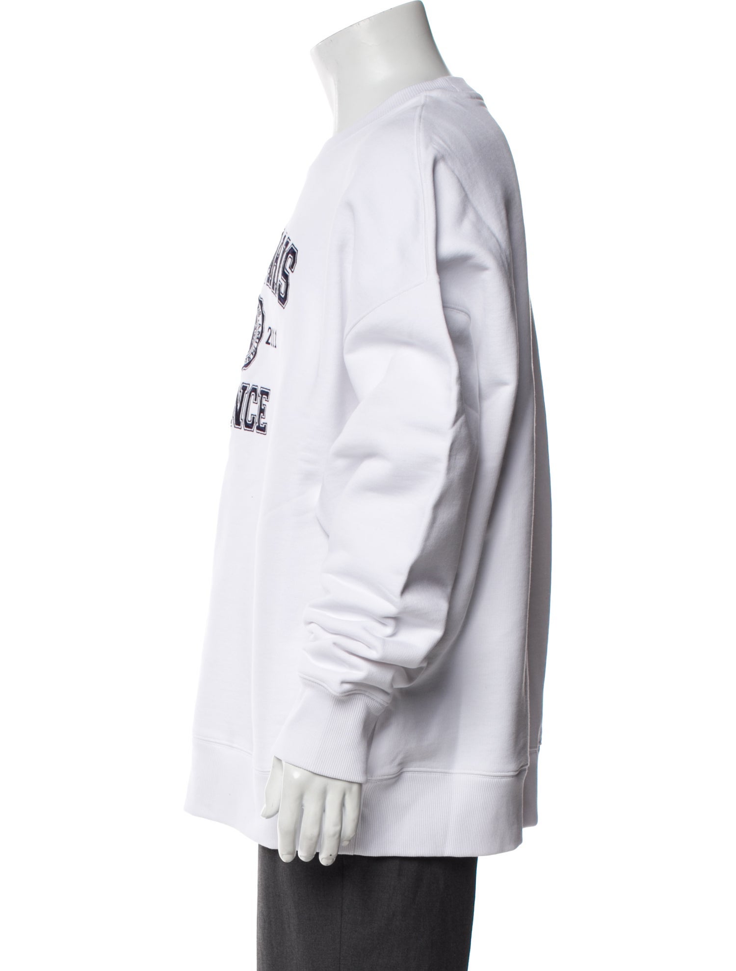 AMI Graphic Print Crew Neck Sweatshirt