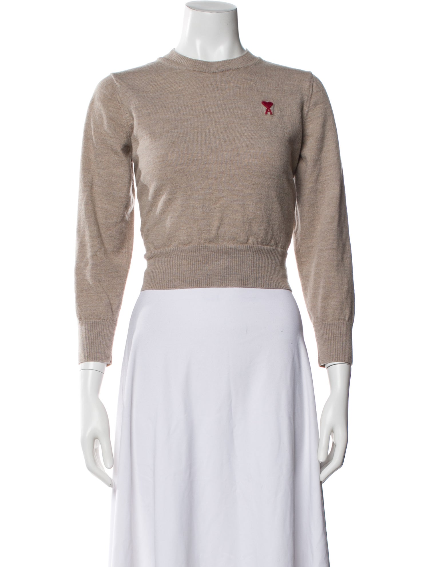 AMI Merino Wool Crew Neck Sweater
