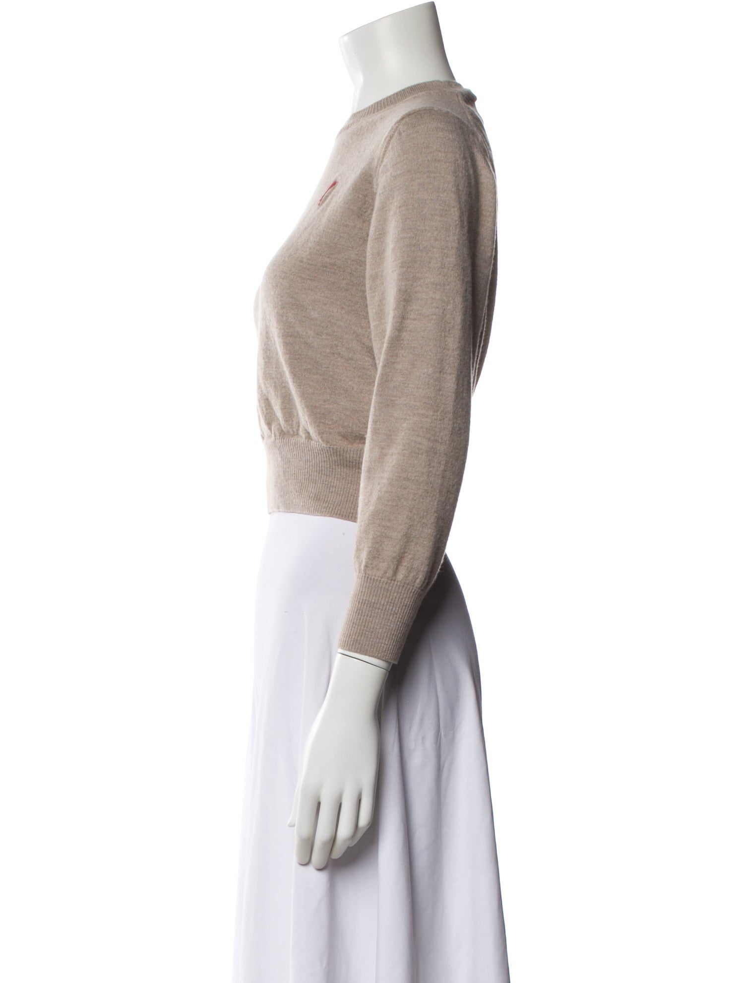 AMI Merino Wool Crew Neck Sweater