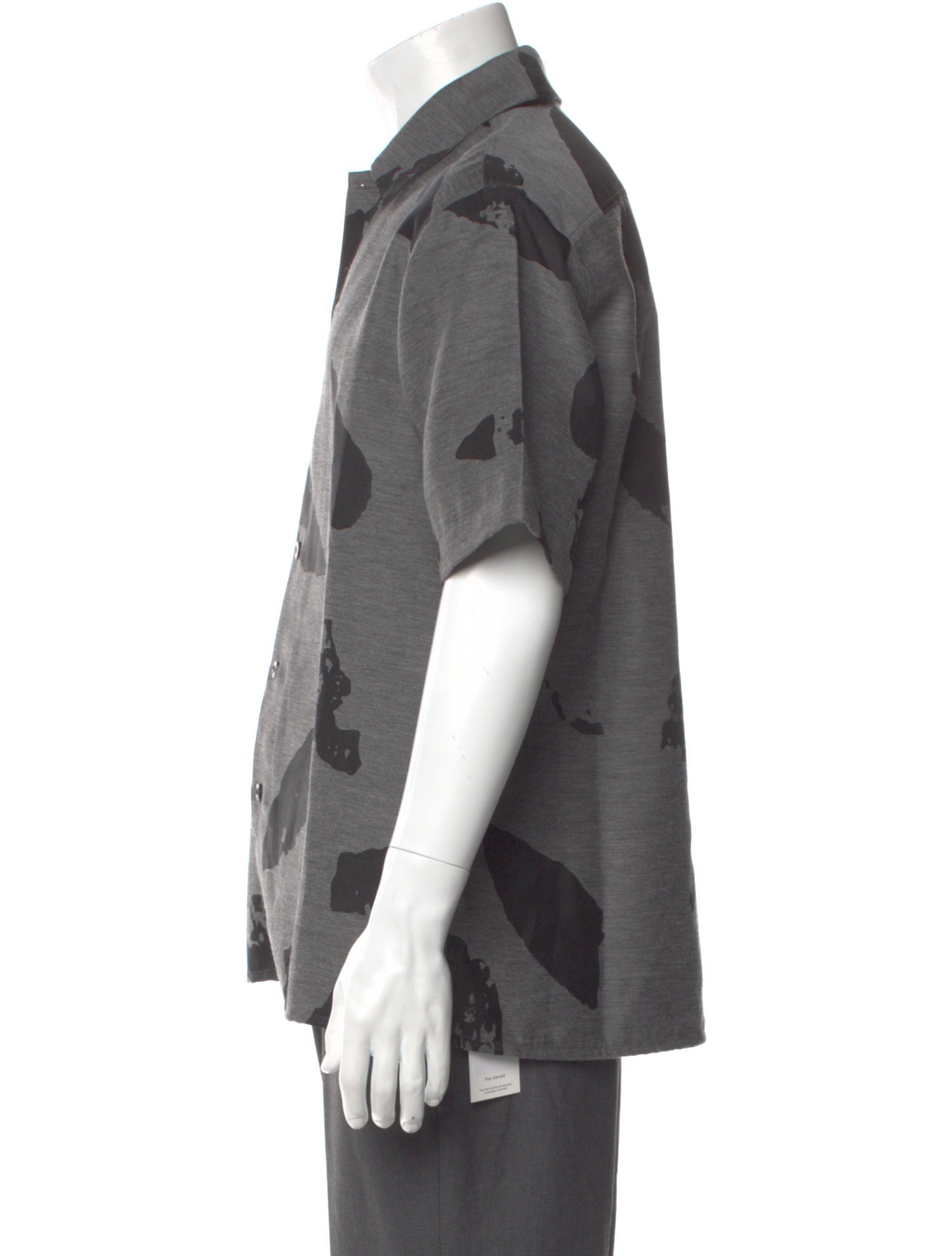 AMI Graphic Print Short Sleeve Shirt