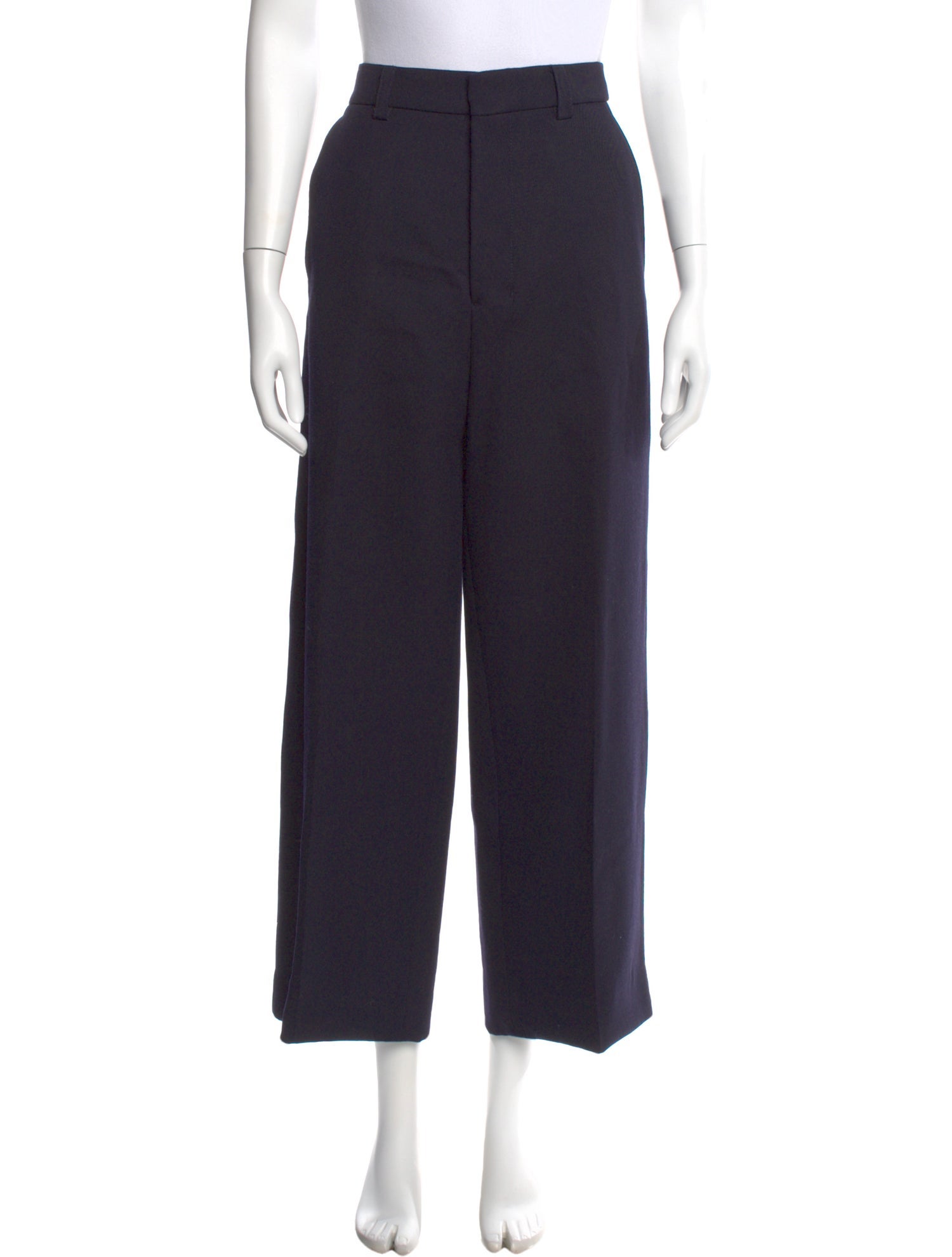 AMI Virgin Wool Wide Leg Pants