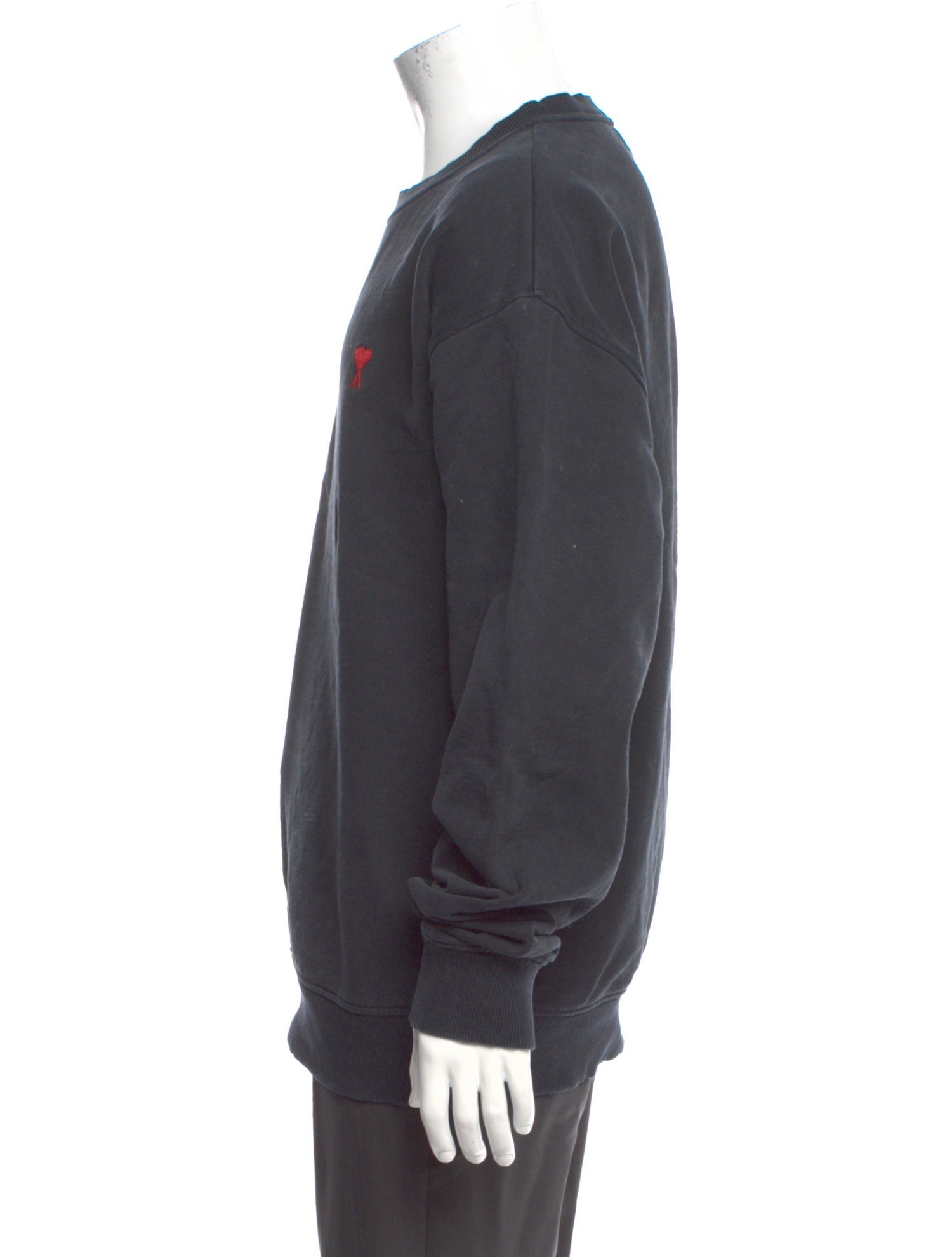 AMI Crew Neck Long Sleeve Sweatshirt