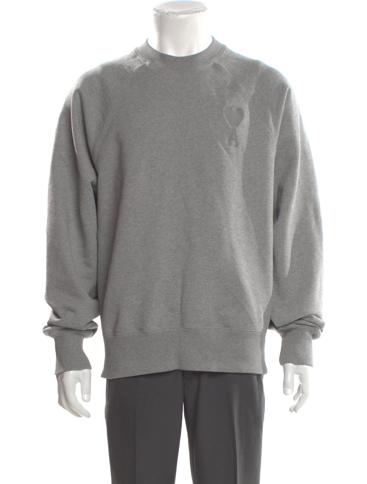 AMI Crew Neck Long Sleeve Sweatshirt