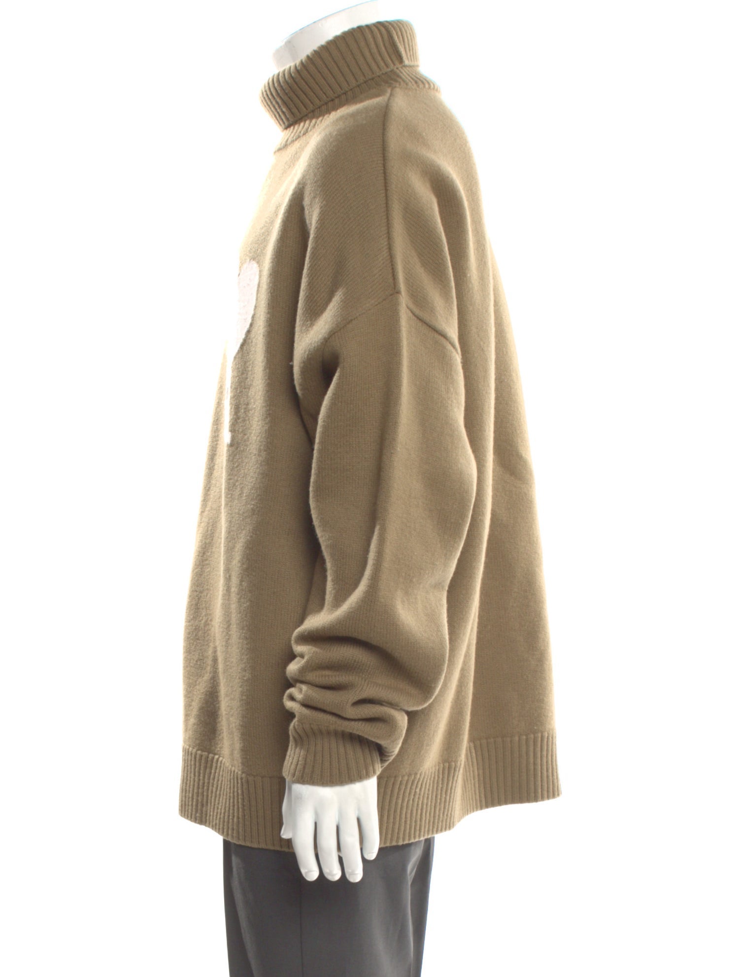 AMI Merino Wool Graphic Print Pullover