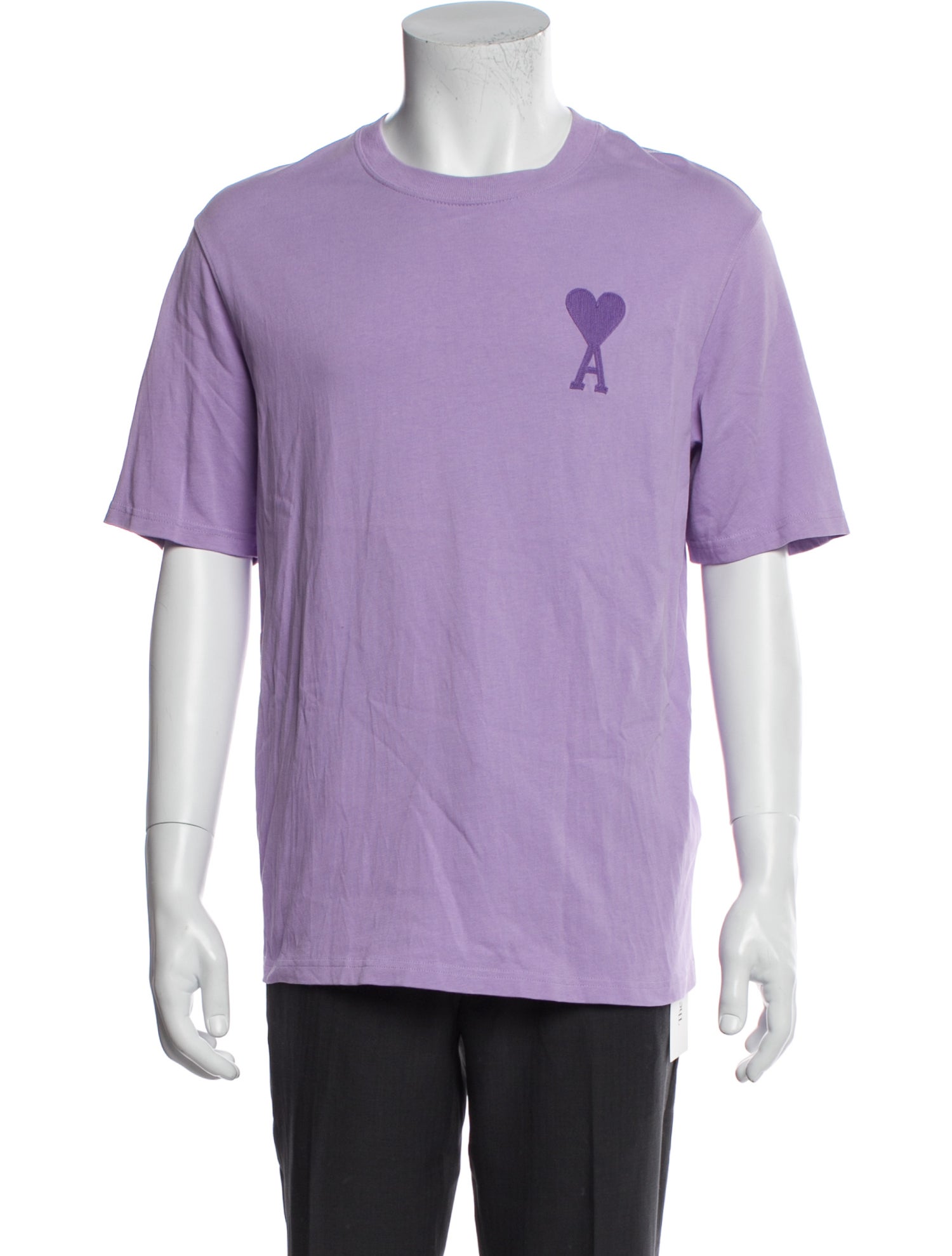 AMI Graphic Print Crew Neck T-Shirt