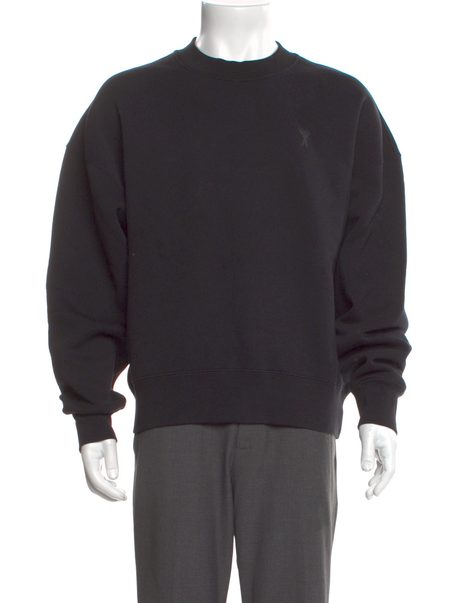 AMI Crew Neck Long Sleeve Sweatshirt