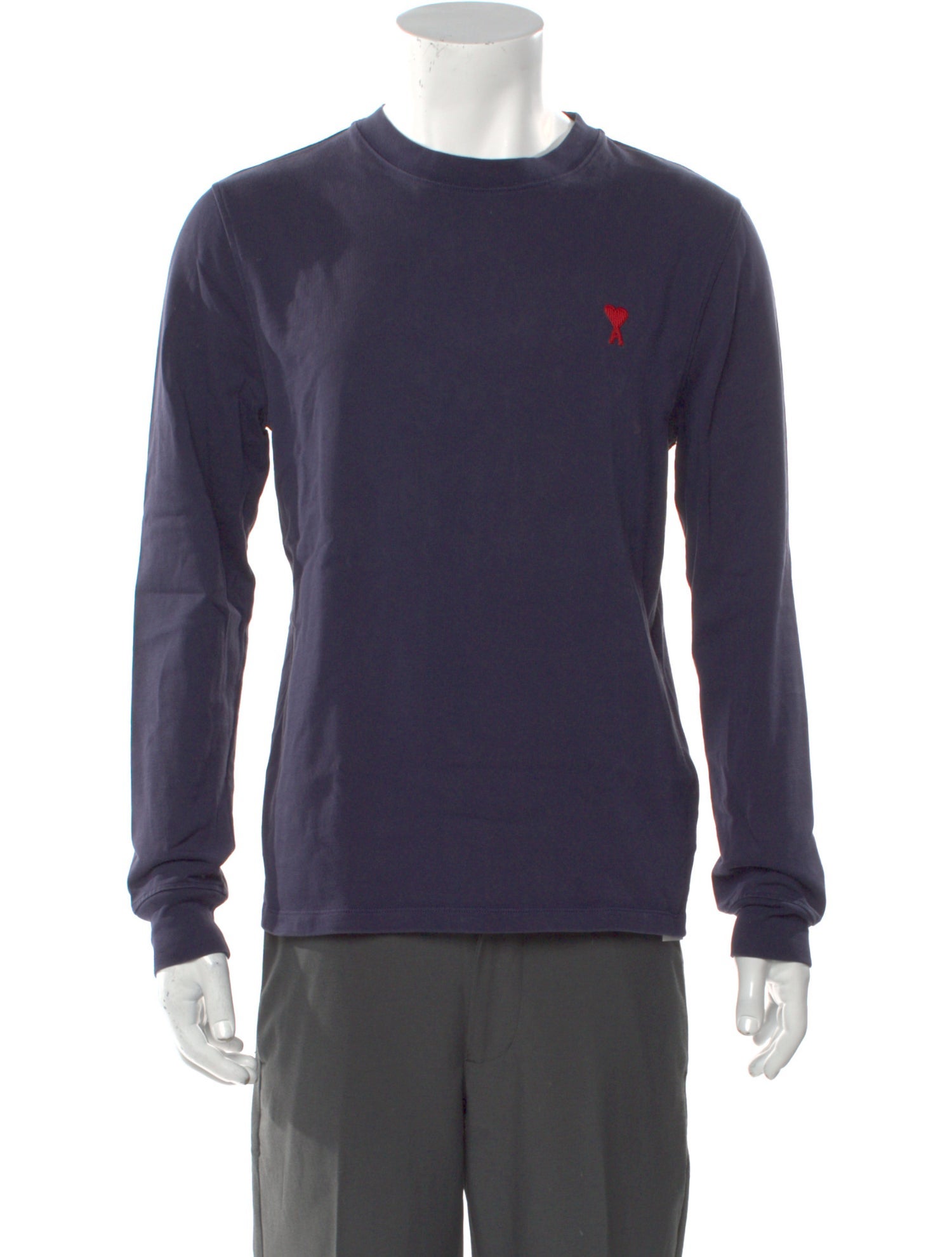 AMI Crew Neck Long Sleeve T-Shirt