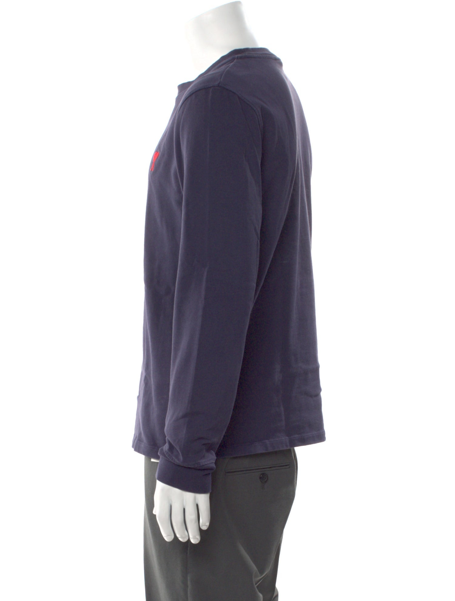 AMI Crew Neck Long Sleeve T-Shirt