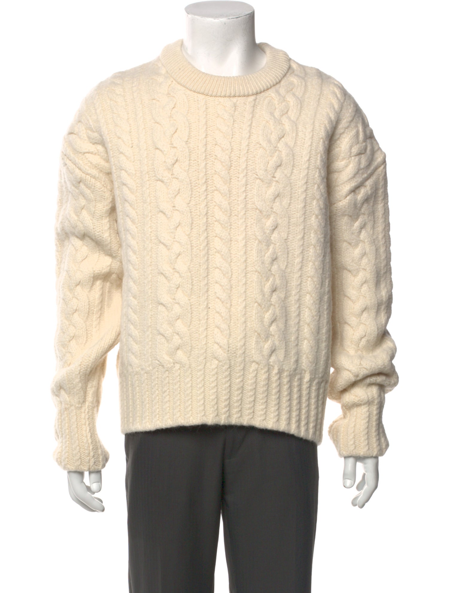 AMI Virgin Wool Crew Neck Pullover