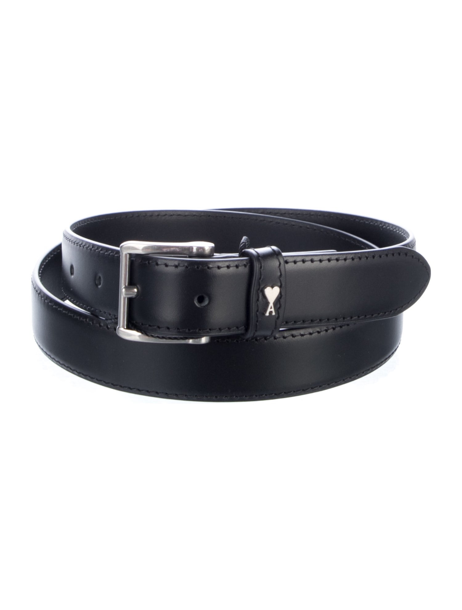 AMI Skinny Leather Waist Belt w/ Tags