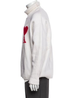 Virgin Wool Graphic Print Pullover