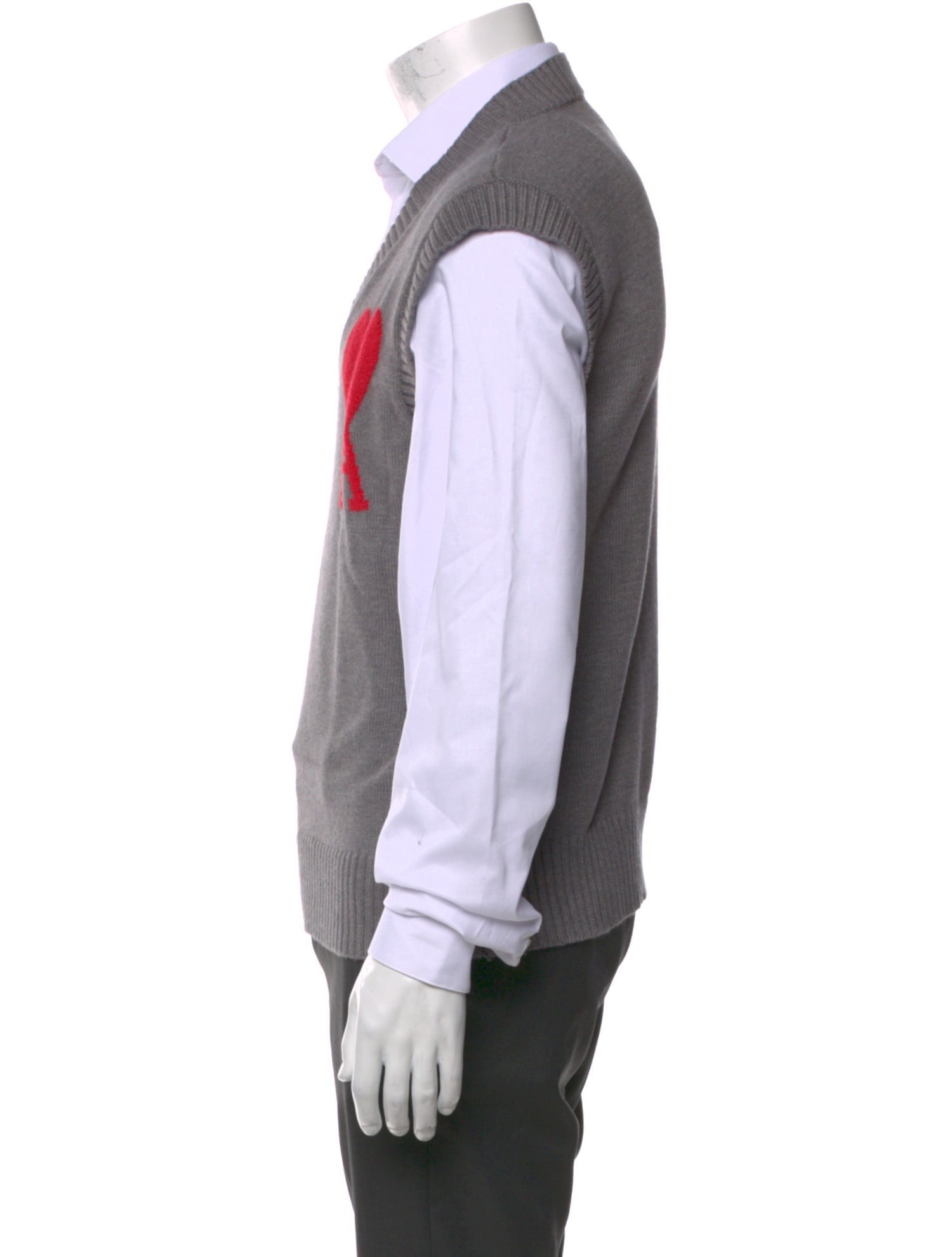 AMI V-Neck Sleeveless Sweater Vest w/ Tags