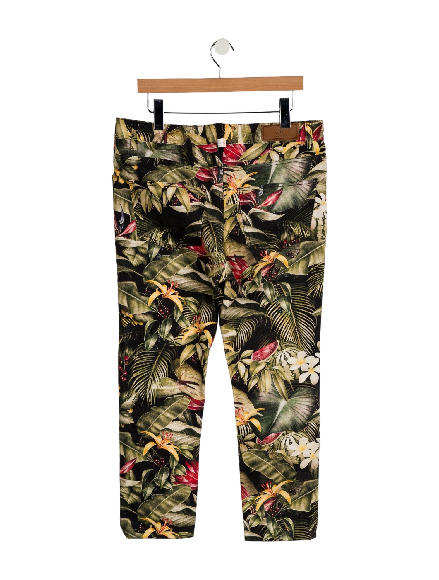 AMI Alexandre Mattiussi Printed Pants w/ Tags