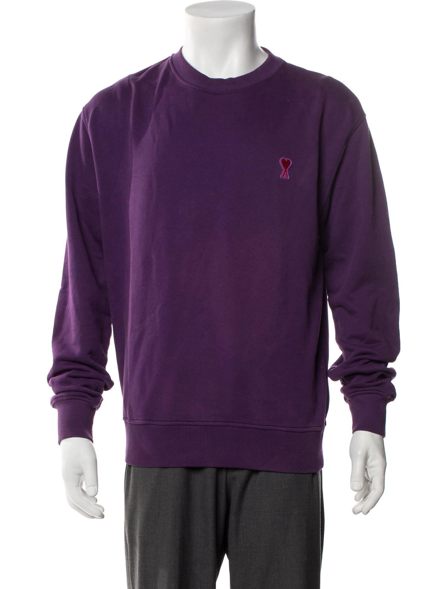 AMI Crew Neck Long Sleeve Pullover