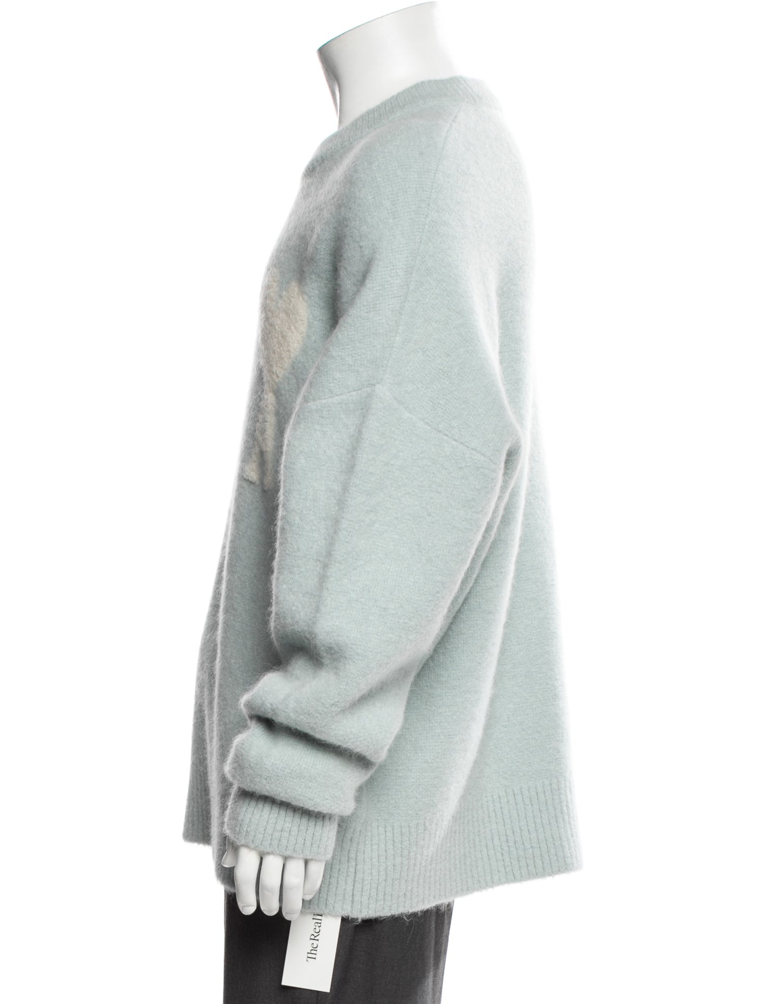 AMI Alpaca Graphic Print Pullover