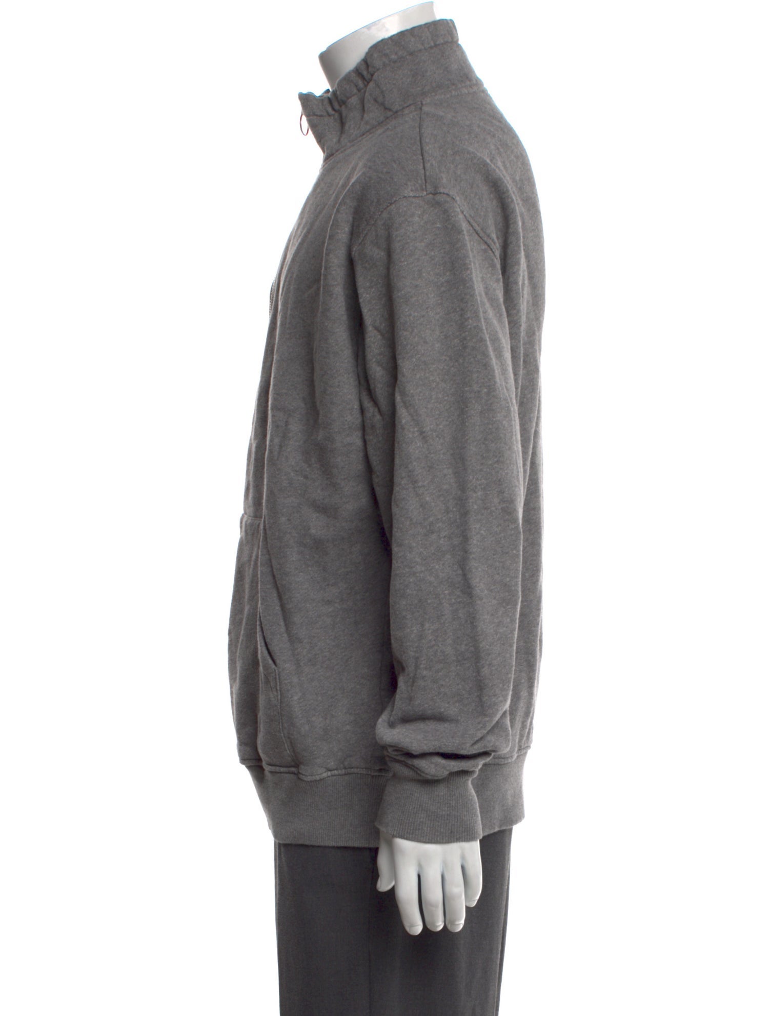 AMI Alexandre Mattiussi Mock Neck Long Sleeve Pullover