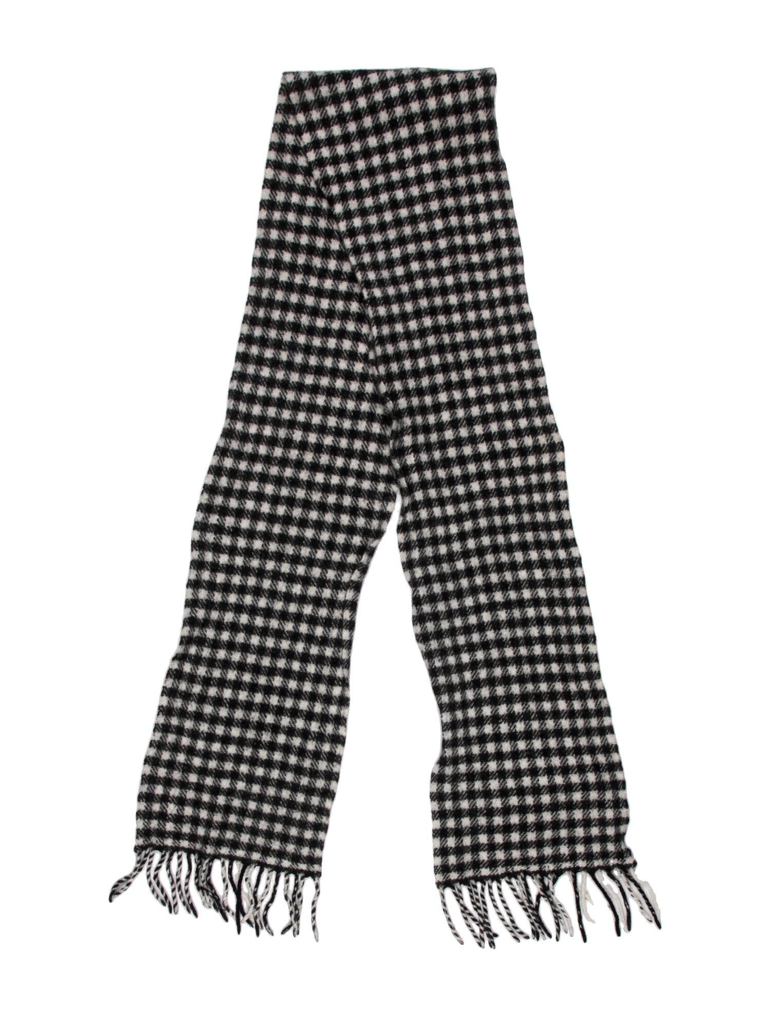 AMI Wool Printed Scarf