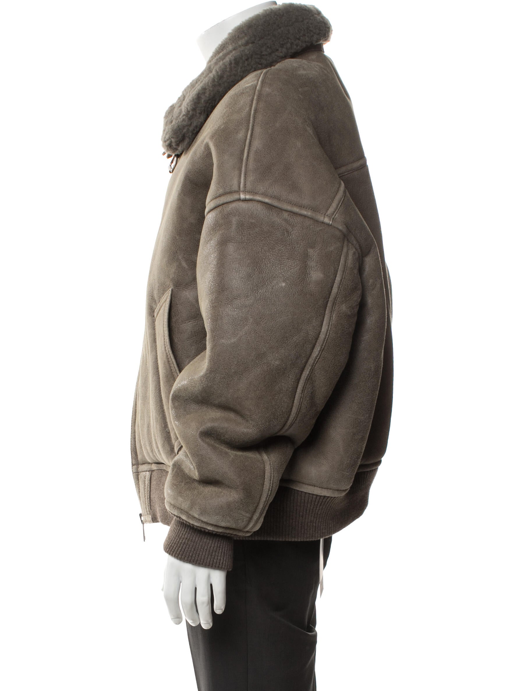 AMI Shearling Bomber Jacket