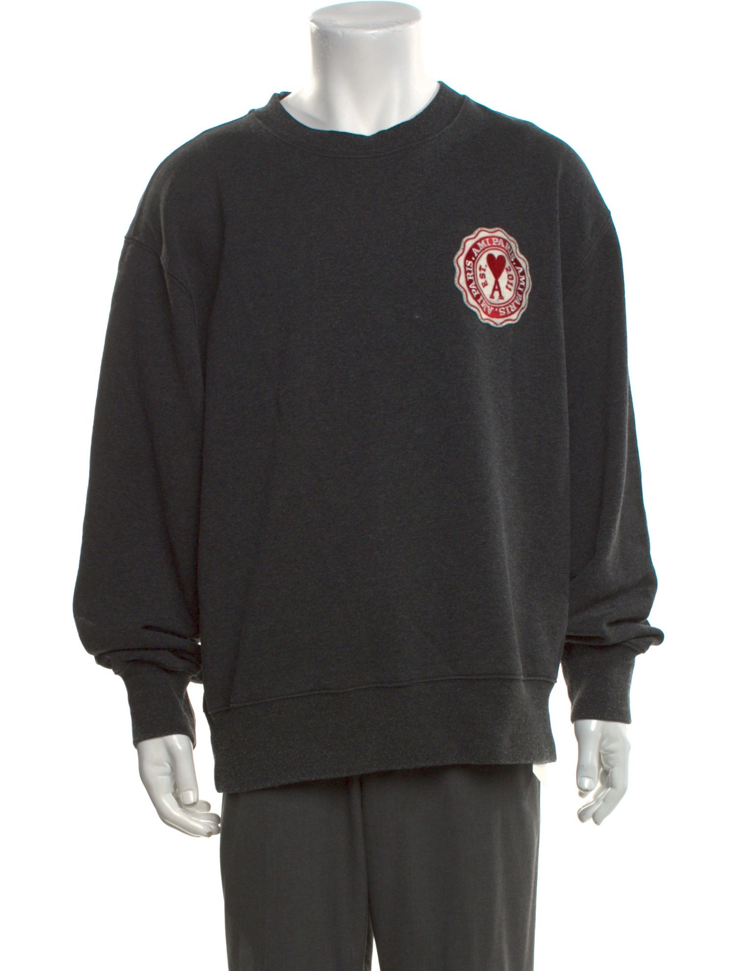 AMI Crew Neck Long Sleeve Pullover
