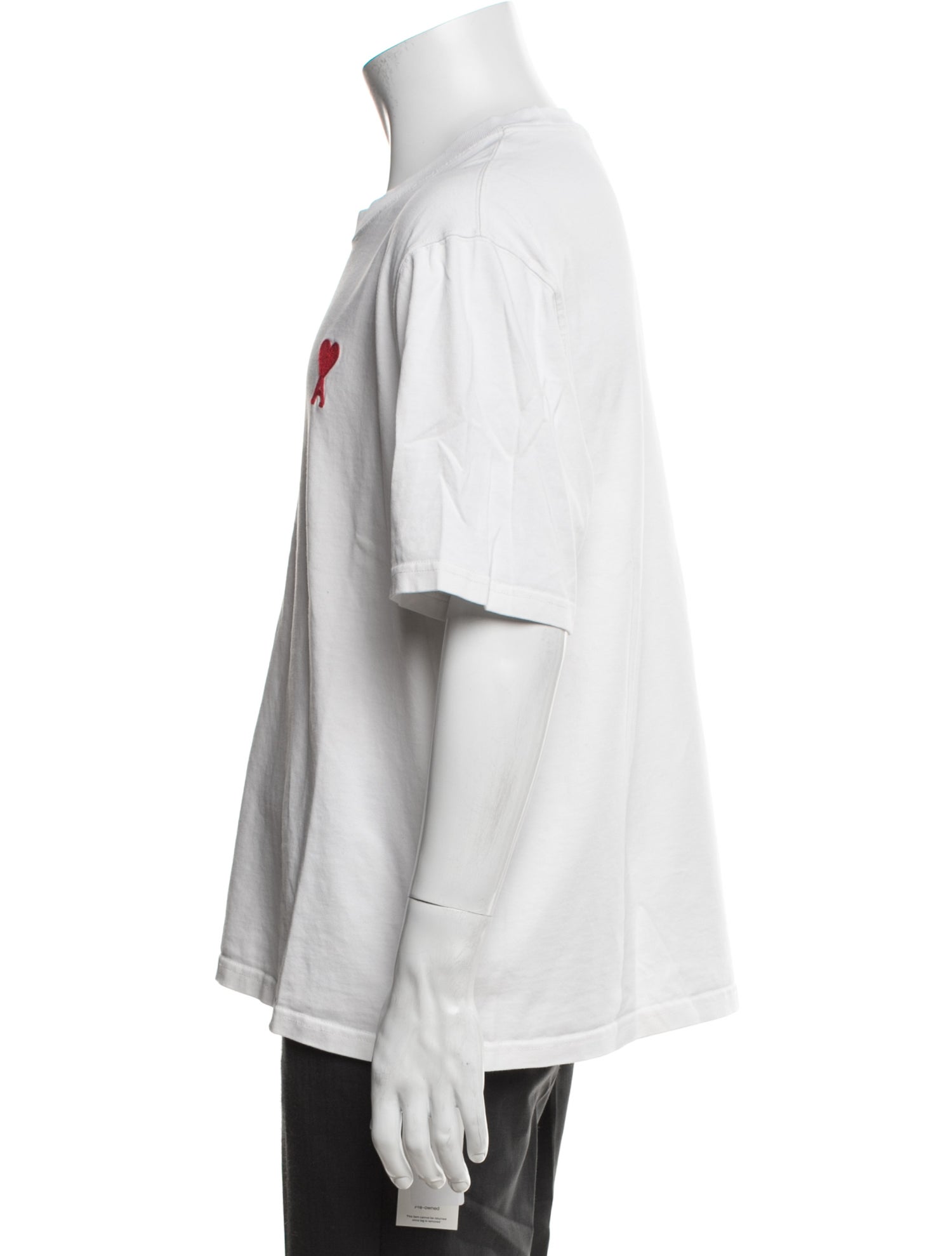 AMI Crew Neck Long Sleeve Pullover - Neutrals Sweaters, Clothing