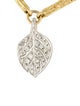 Aaron Henry Diamond Leaf Charm Bracelet