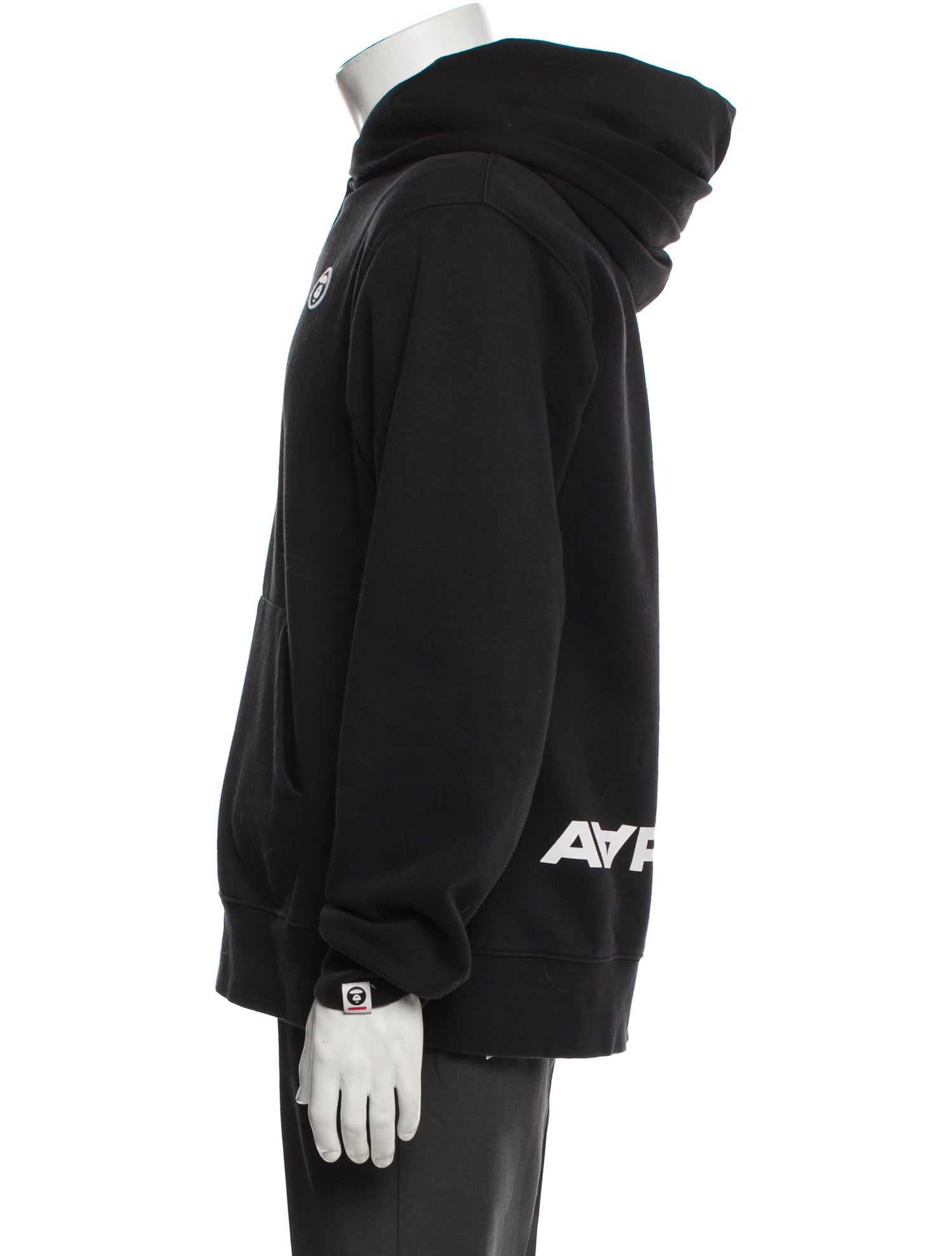 Aape by A Bathing Ape Graphic Print Crew Neck Hoodie
