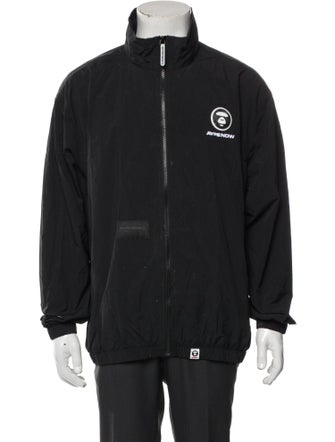 Aape by A Bathing Ape Signature Logo Graphic Print Windbreaker