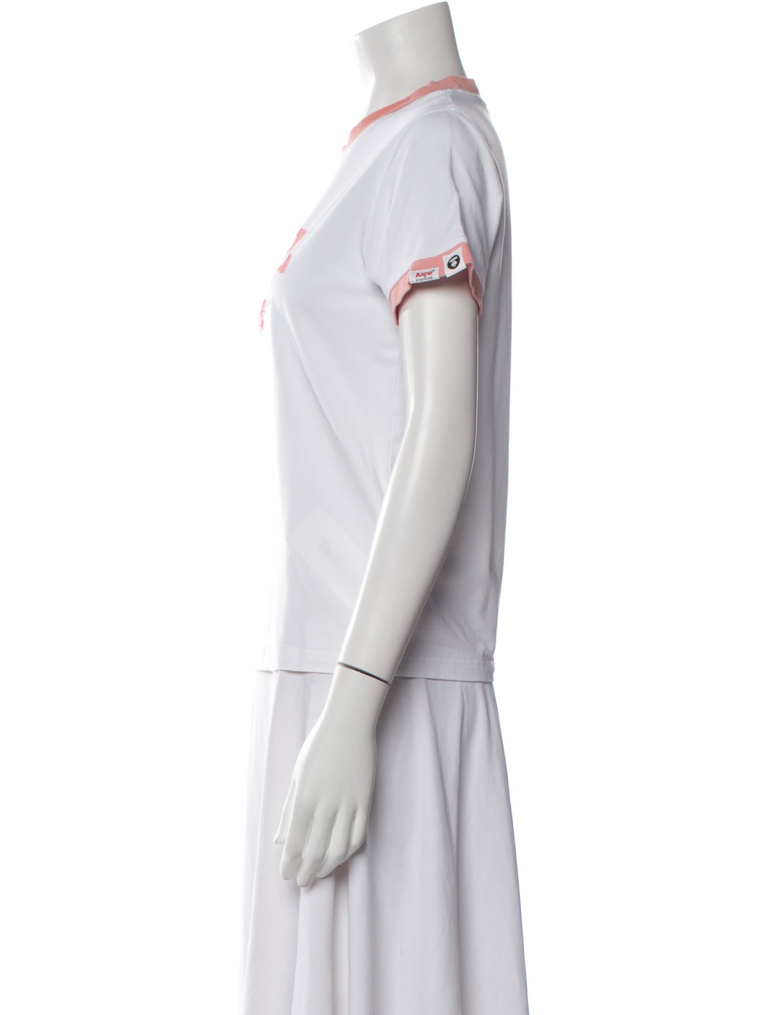 Aape by A Bathing Ape Logo Graphic Print T-Shirt