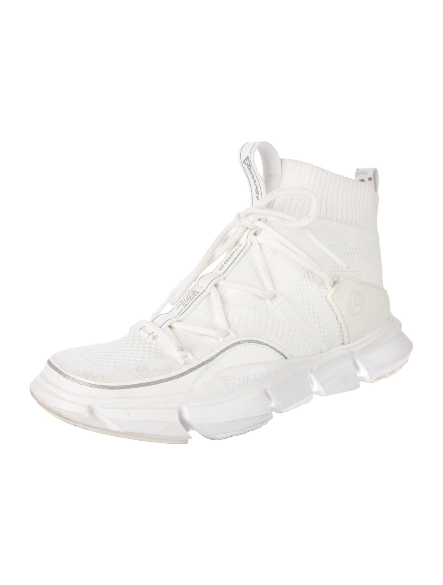 Aape by A Bathing Ape Leather Sock Sneakers