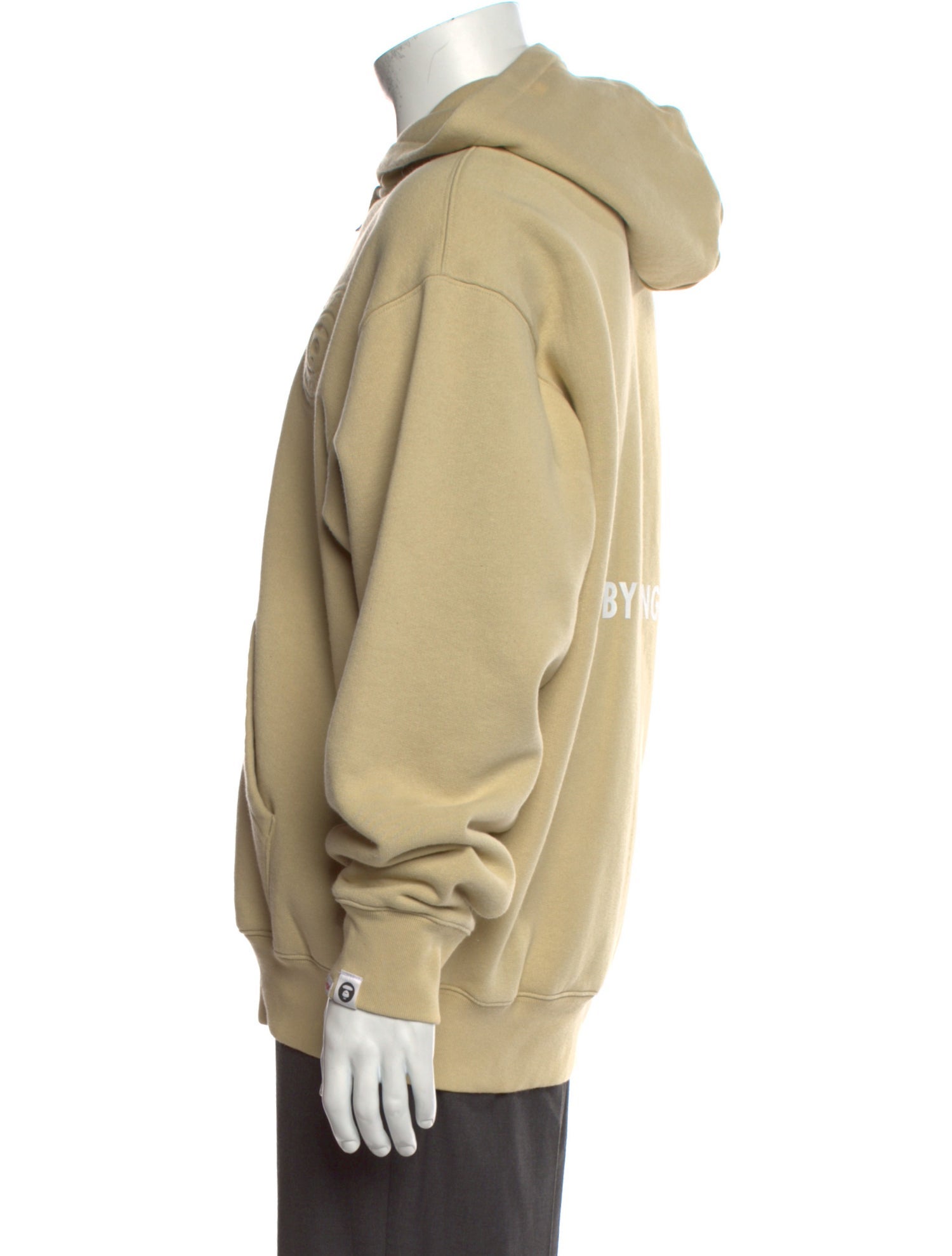 Aape by A Bathing Ape Logo ZIp Up Crew Neck Hoodie