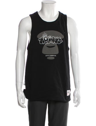 Aape by A Bathing Ape Tank Top Graphic Print T-Shirt