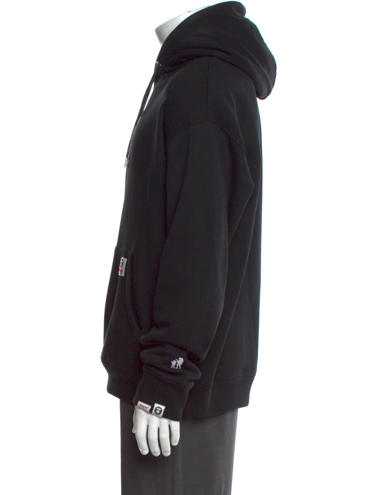 Aape by A Bathing Ape Graphic Print Crew Neck Hoodie