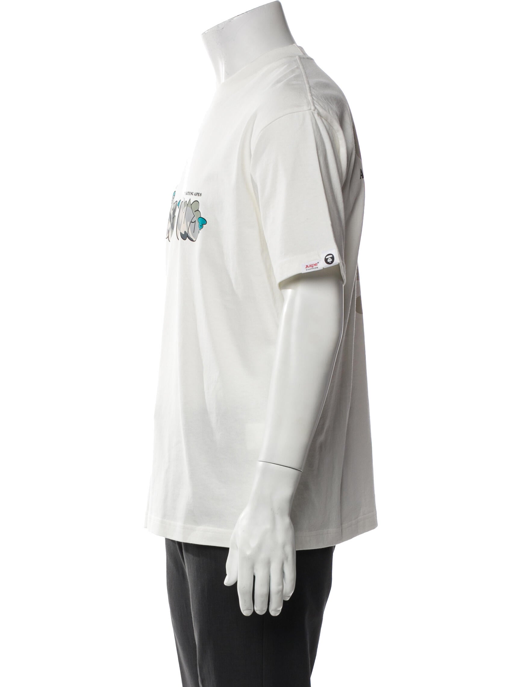 Aape by A Bathing Ape MOONFACE Graphic Print T-Shirt