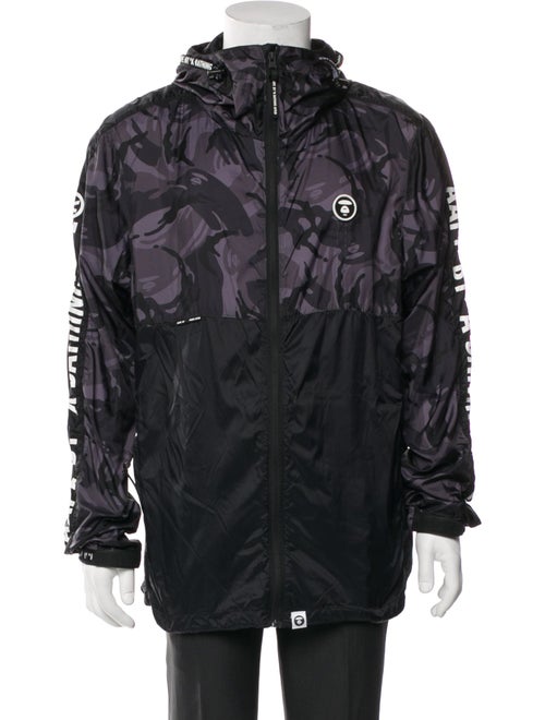 Aape by A Bathing Ape Graphic Print Windbreaker