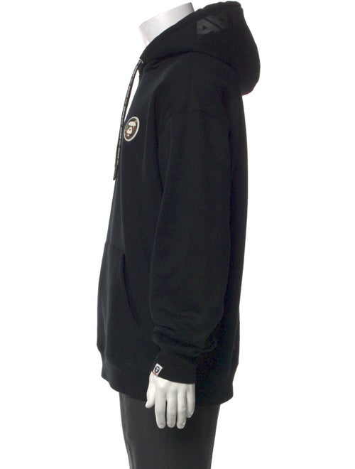 Aape by A Bathing Ape Graphic Print Crew Neck Hoodie
