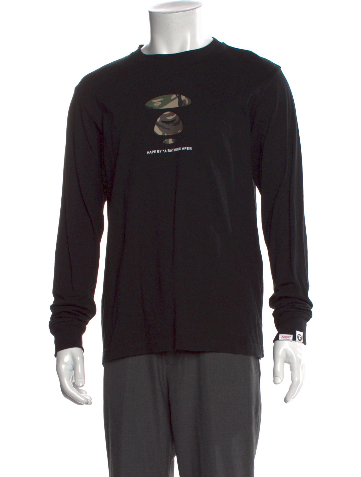 Aape by A Bathing Ape Graphic Print Crew Neck T-Shirt