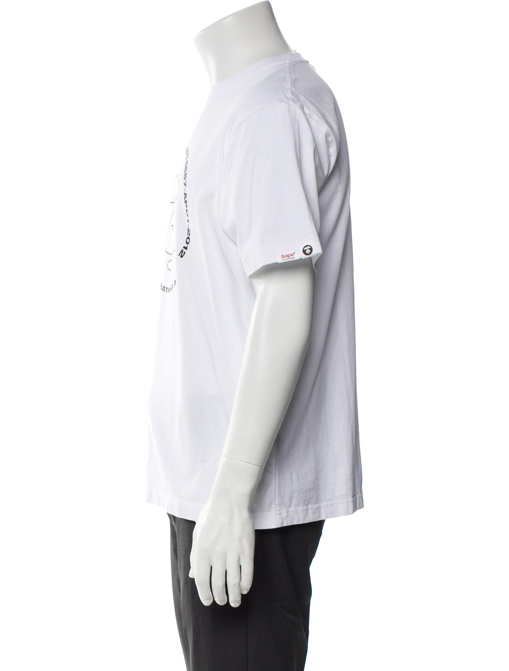 Aape by A Bathing Ape Graphic Print Crew Neck T-Shirt