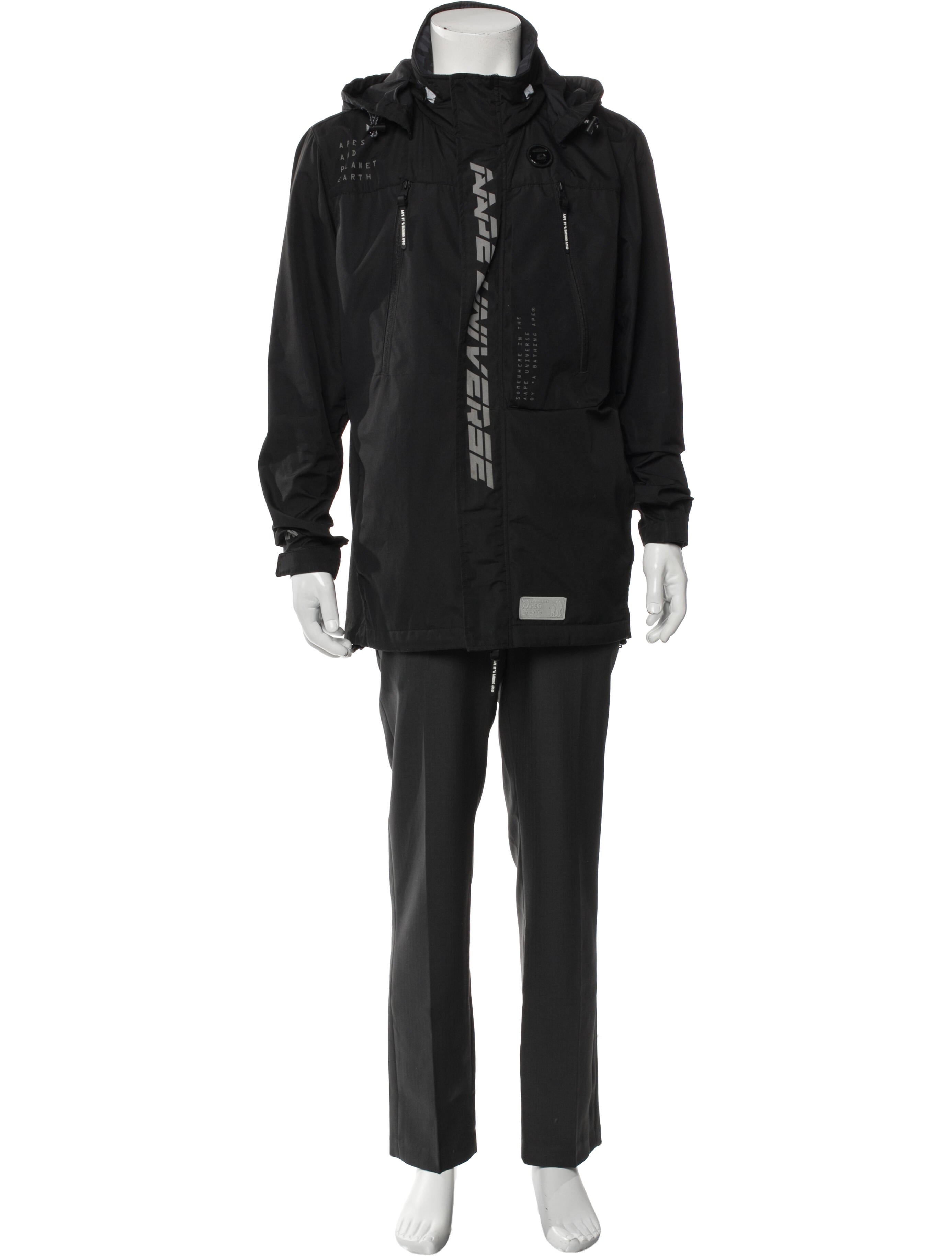 Aape by A Bathing Ape Graphic Print Parka